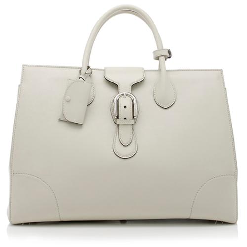 Gucci Leather Buckle Large Tote