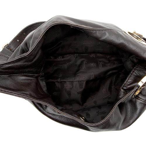 Gucci Leather Charlotte Medium Shoulder Bag