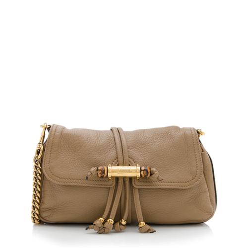 Gucci Leather Croisette Shoulder Bag