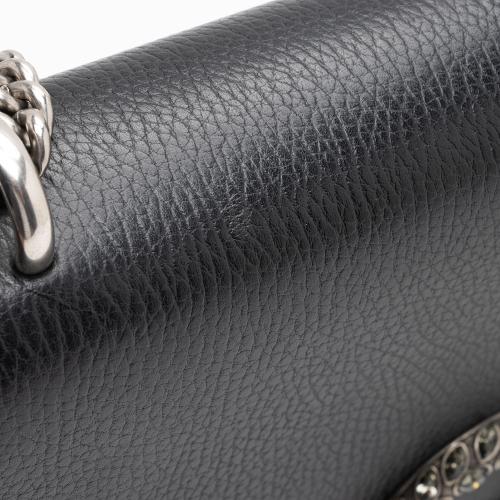 Gucci Leather Crystal Dionysus Medium Shoulder Bag