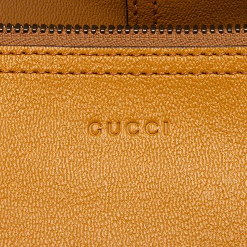 Gucci Leather Dahlia Large Tote