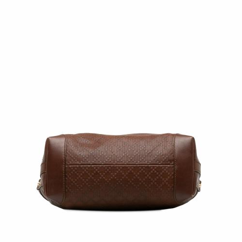 Gucci Leather Diamante Craft Tote Bag