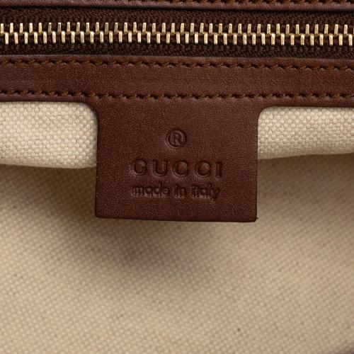 Gucci Leather Diamante Craft Tote Bag