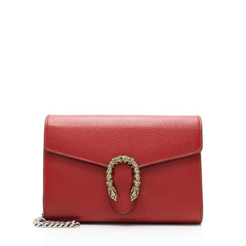 Gucci Leather Dionysus Chain Wallet