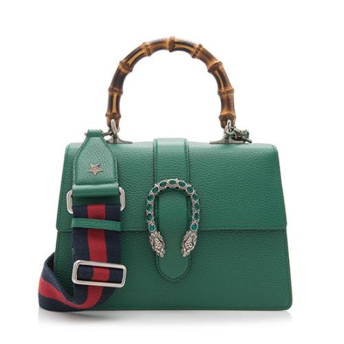 Gucci Leather Dionysus Medium Top Handle Bag