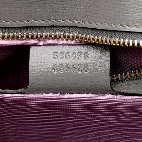 Gucci Leather GG Ring Medium Shoulder Bag - FINAL SALE