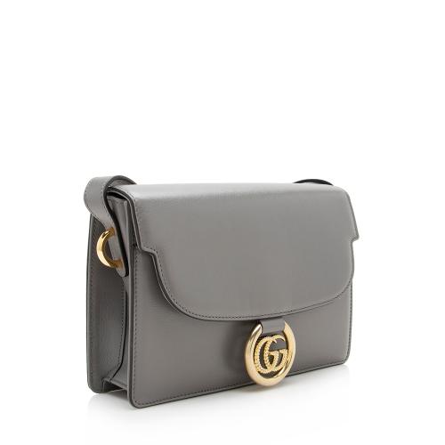 Gucci Leather GG Ring Small Shoulder Bag