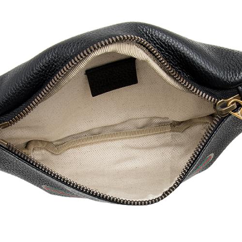 Gucci Leather Gucci Print Small Belt Bag