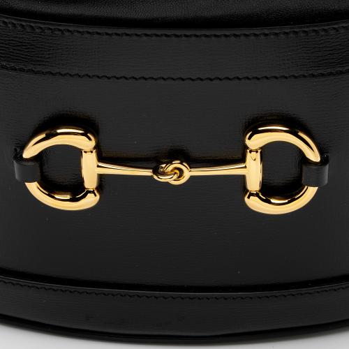 Gucci Leather Horsebit 1955 Drawstring Bucket Bag