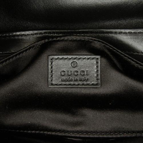 Gucci Leather Horsebit Chain Satchel