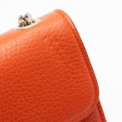 Gucci Leather Interlocking G Small Shoulder Bag