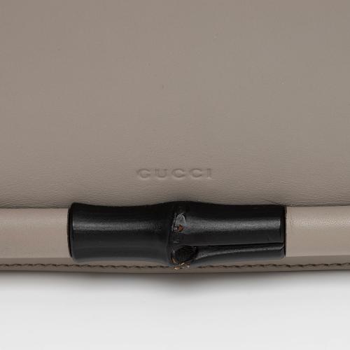 Gucci Leather Bamboo Lady Shoulder Bag