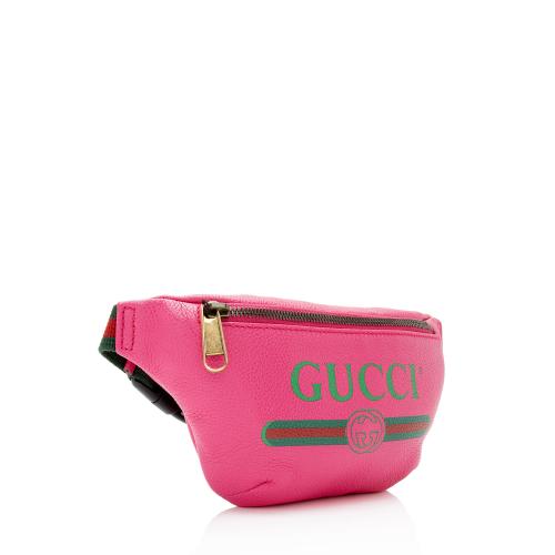 Gucci Leather Logo Belt Bag