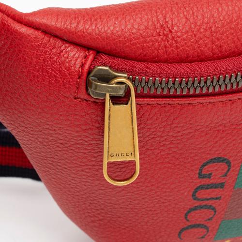 Gucci Leather Logo Belt Bag