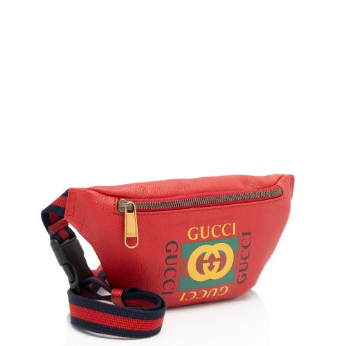 Gucci Leather Logo Belt Bag