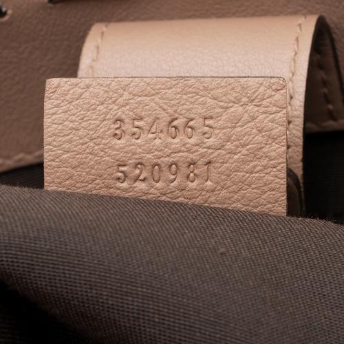 Gucci Leather Medium Tassel Tote