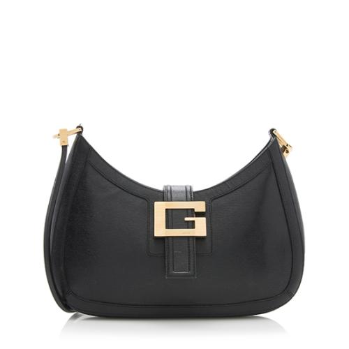 Gucci Leather Metal G Small Shoulder Bag