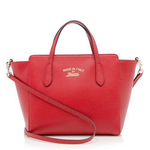 Gucci Leather Mini Swing Bag