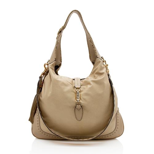 Gucci Leather New Jackie Hobo