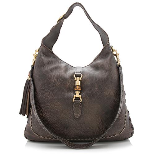 Gucci Leather New Jackie Hobo