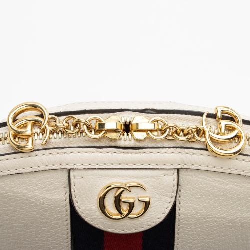 Gucci Leather Ophidia Dome Small Shoulder Bag