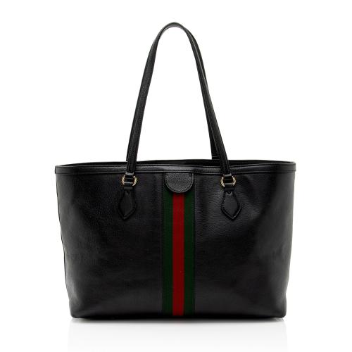Gucci Leather Ophidia Medium Tote