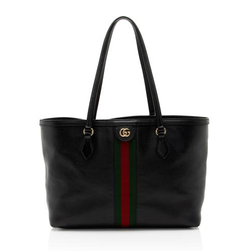 Gucci Leather Ophidia Medium Tote