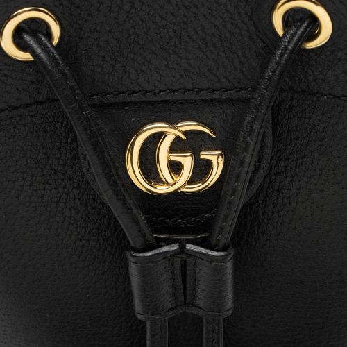 Gucci Leather Ophidia Small Bucket Bag