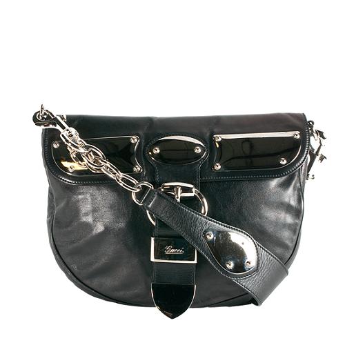 Gucci Leather Romy Medium Shoulder Bag