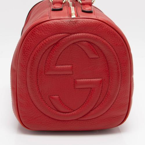 Gucci Leather Soho Medium Boston Bag