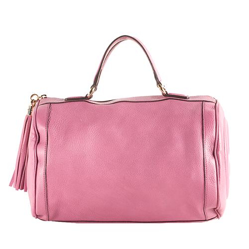 Gucci Leather 'Soho' Medium Boston Satchel Handbag