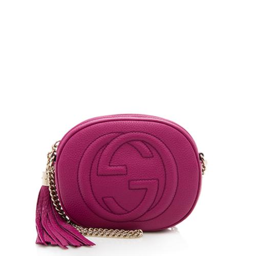 Gucci Leather Soho Mini Chain Bag