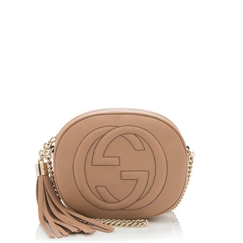 Gucci Leather Soho Mini Chain Bag