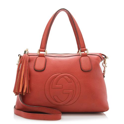 Gucci Leather Soho Top Handle Bag