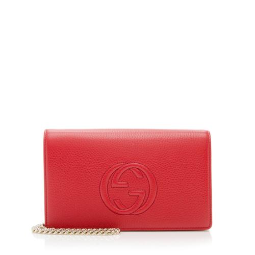 Gucci Leather Soho Wallet on Chain Bag