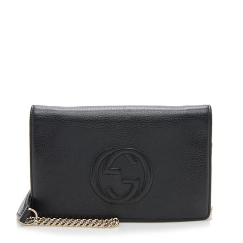 Gucci Leather Soho Wallet on Chain Bag