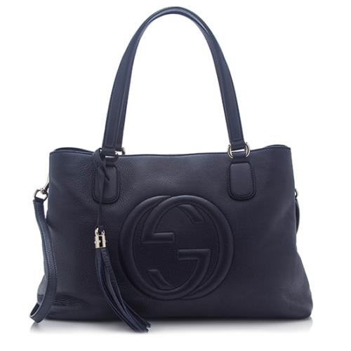 Gucci Leather Soho Working Tote