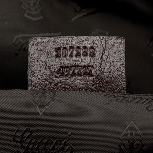 Gucci Leather Studded Babouska Dome Satchel