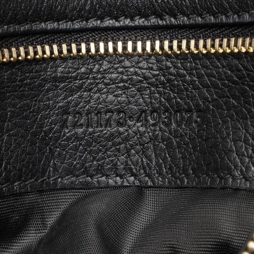 Gucci Leather Studded Blondie Top Handle Medium Shoulder Bag