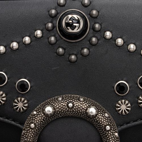 Gucci Leather Studded Dionysus Small Shoulder Bag