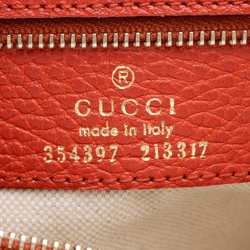 Gucci Leather Swing Medium Tote