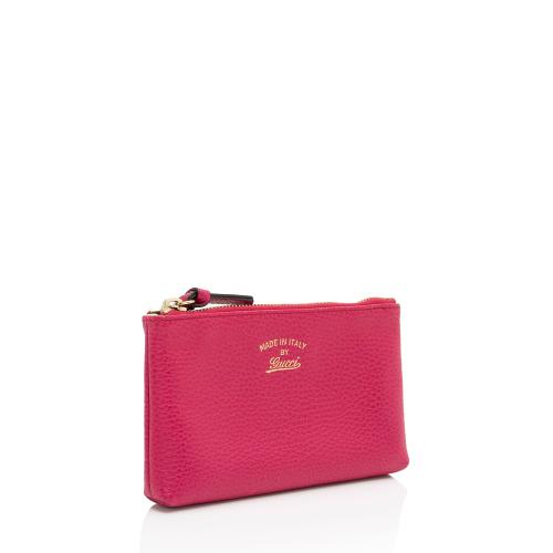 Gucci Leather Swing Small Pouch