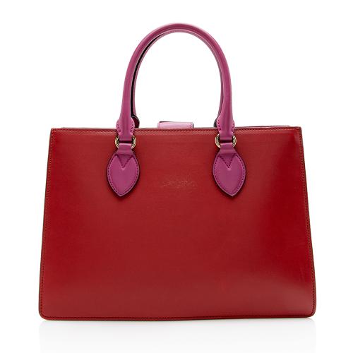 Gucci Leather Top Handle Tote