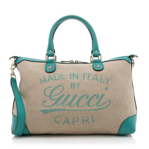Gucci Limited Edition Canvas Capri Tote