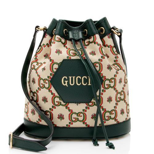 Gucci Limited Edition GG Canvas 100 Bucket Bag