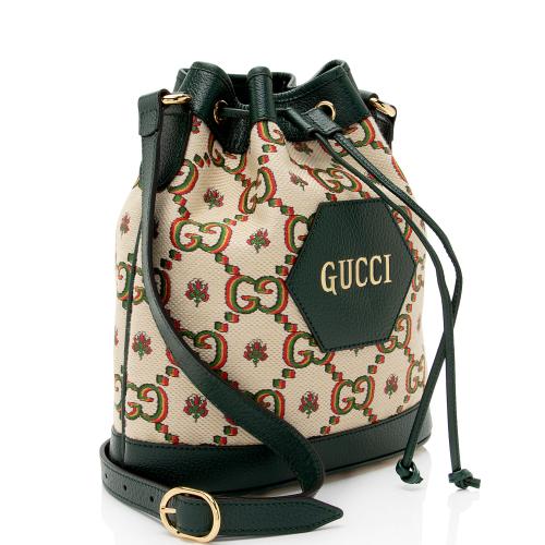 Gucci Limited Edition GG Canvas 100 Bucket Bag