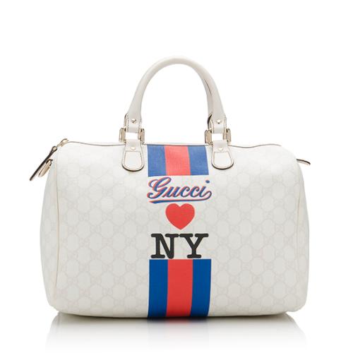 Gucci Limited Edition Gucci Loves NY Boston Bag