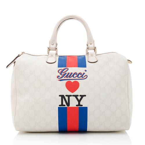 Gucci Limited Edition Gucci Loves NY Boston Bag