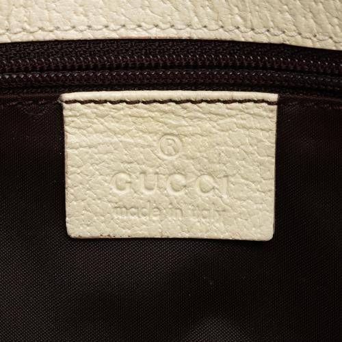 Gucci Linen Bardot Shoulder Bag