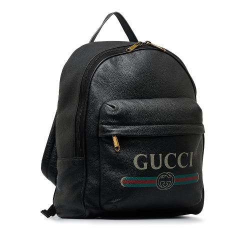 Gucci Logo Backpack